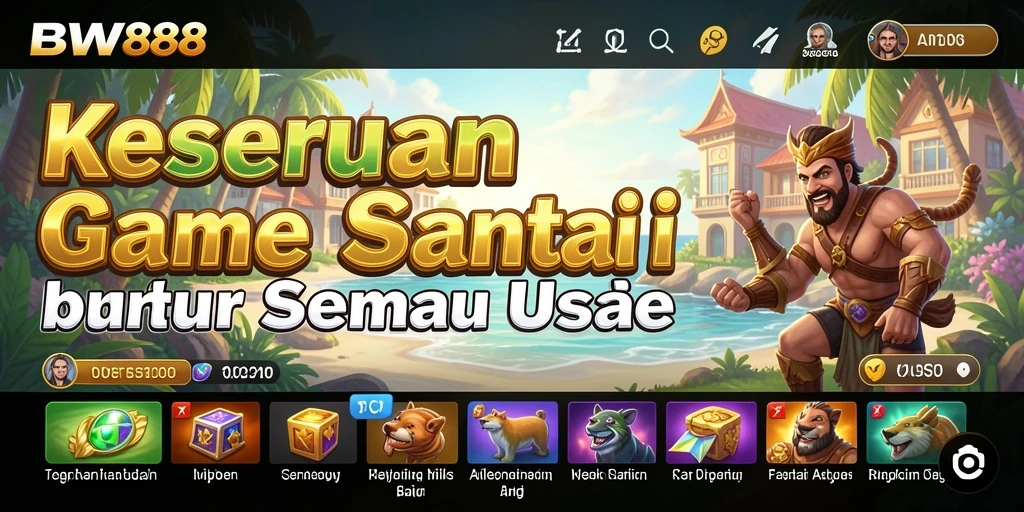 Tangkapan layar gameplay <strong>BW888</strong> menampilkan keseruan permainan Casual.