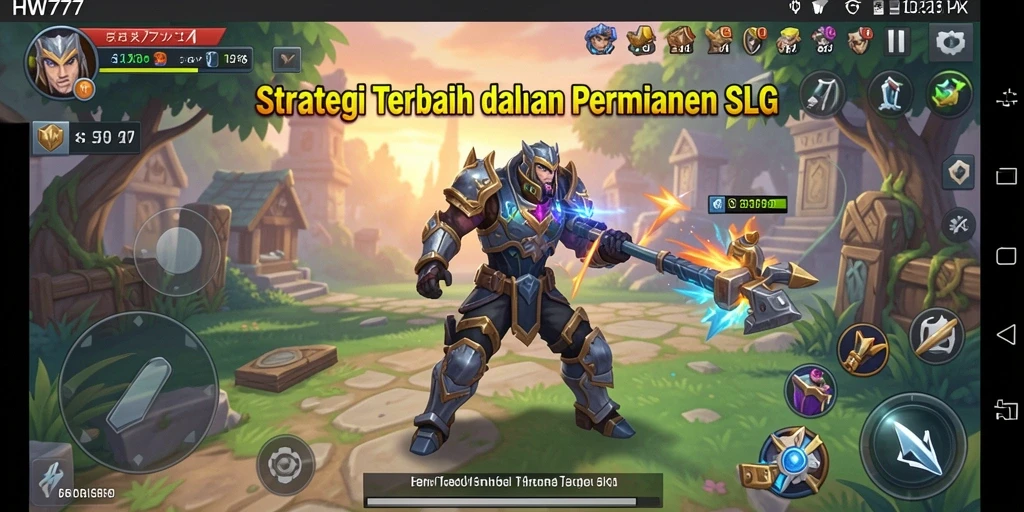 Tampilan gameplay yang menarik dari HW777 menunjukkan pertempuran strategi yang mendebarkan.