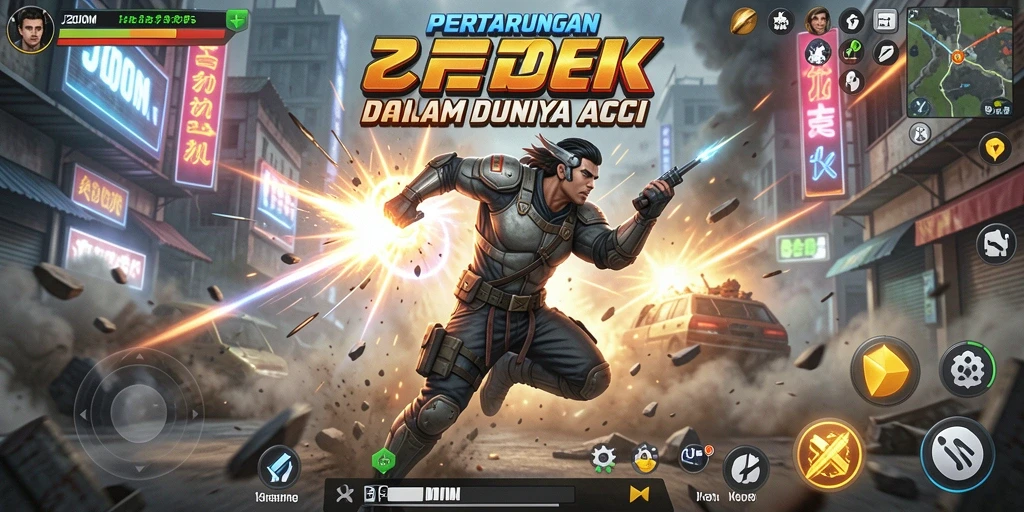 Tampilan gameplay J200M yang mendebarkan dan penuh aksi.
