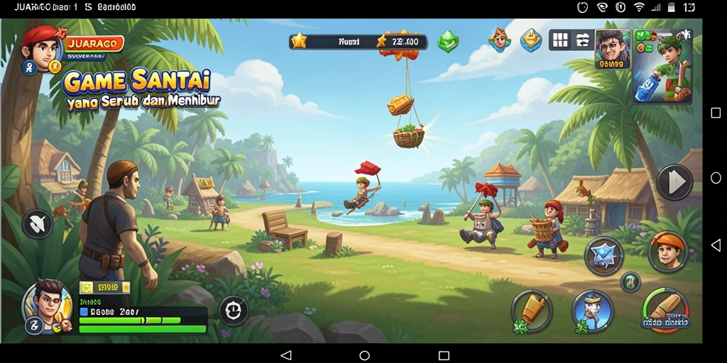 Screenshot gameplay JUARAGO yang menunjukkan aksi seru dan tantangan.
