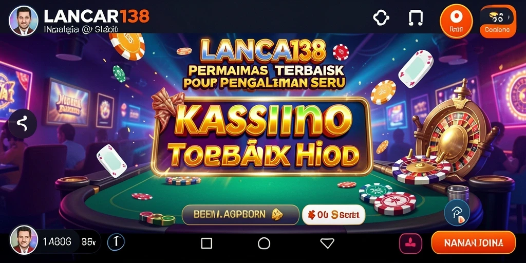 Tampilan menarik gameplay LANCAR138 dengan grafik kasino yang memukau.