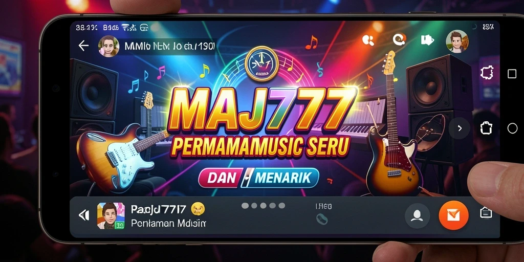 Tampilan gameplay MAJ777 yang penuh semangat dan warna.
