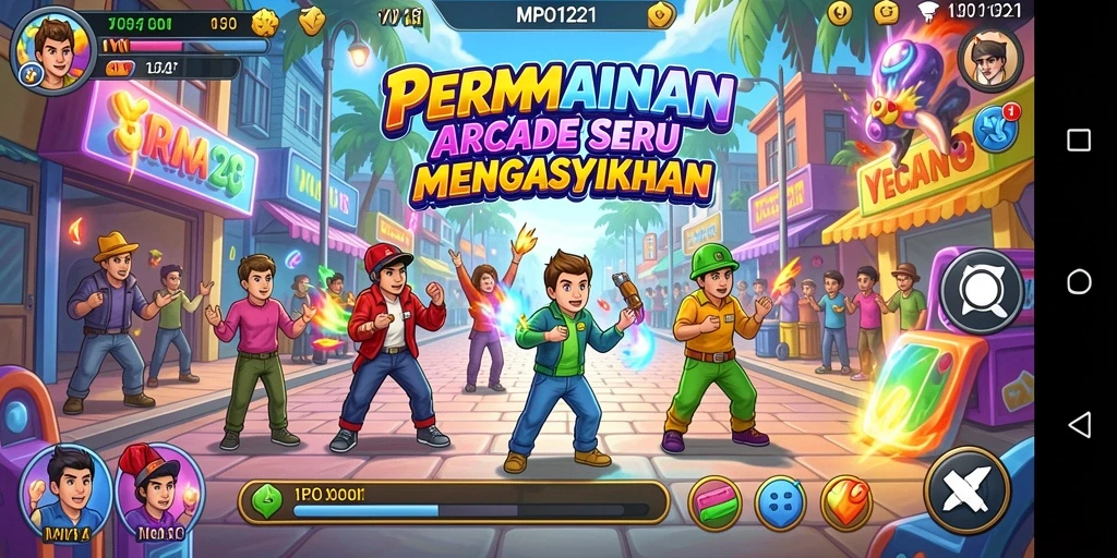 Tampilan gameplay MPO1221 yang intens dan penuh aksi.