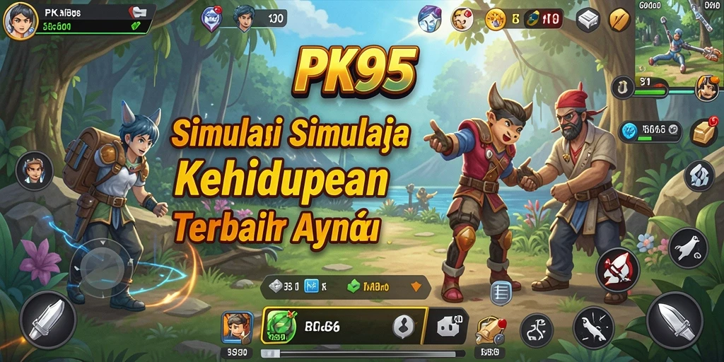 Screenshot gameplay PK95 menampilkan pengalaman simulasi yang mendalam.
