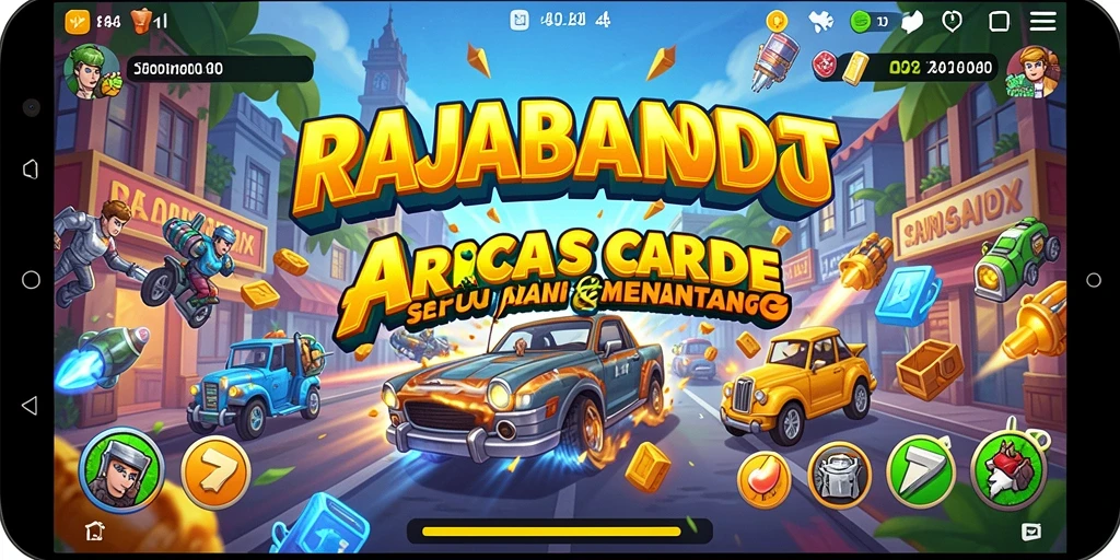 Tampilan gameplay seru dan menantang di RAJABANDOT.
