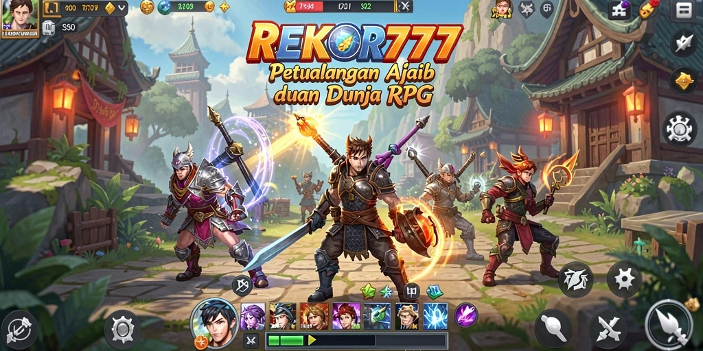 Tampilan grafis yang menawan saat gameplay RPG.