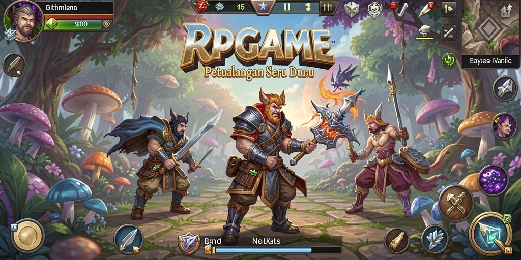 Tampilan gameplay RPGAME yang memukau dan mendebarkan.