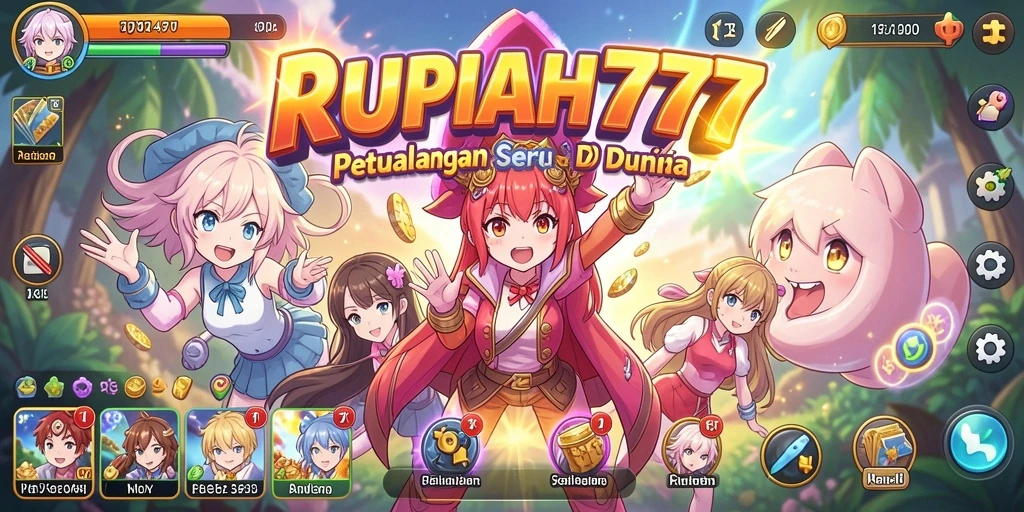Tampilan gameplay yang seru dalam game Anime RUPIAH777.
