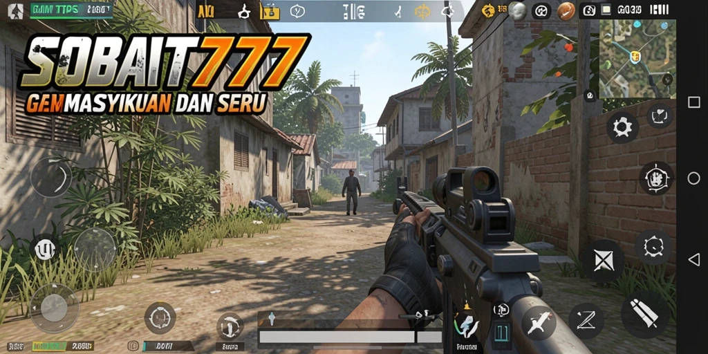 Tangkapan layar gameplay SOBAT777 yang menampilkan aksi menegangkan TPS.