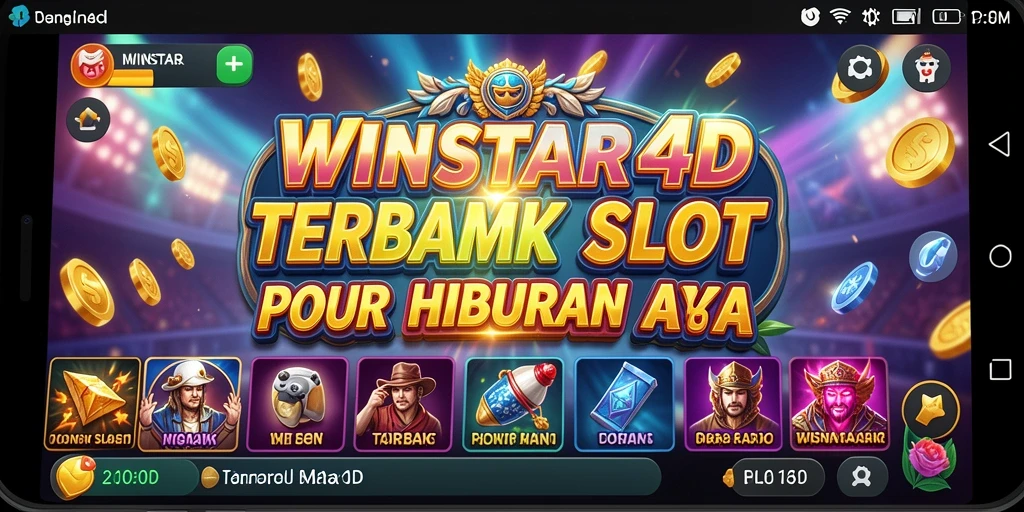 Tampilan gameplay slot yang seru dan menarik di WINSTAR4D.