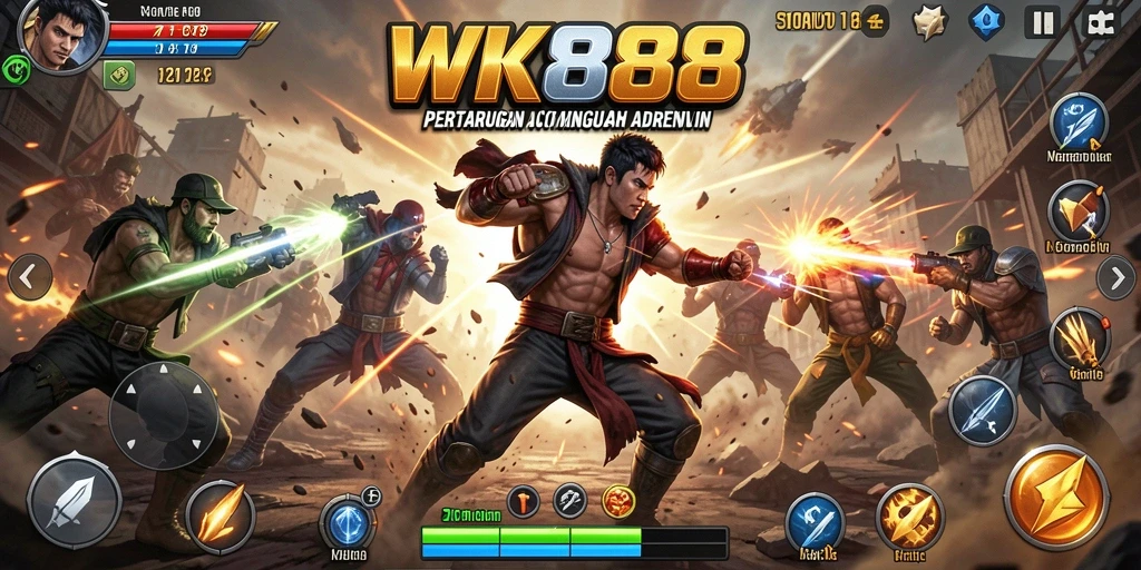 Tampilan menegangkan dari gameplay <strong>WK888</strong> yang memacu adrenalin.